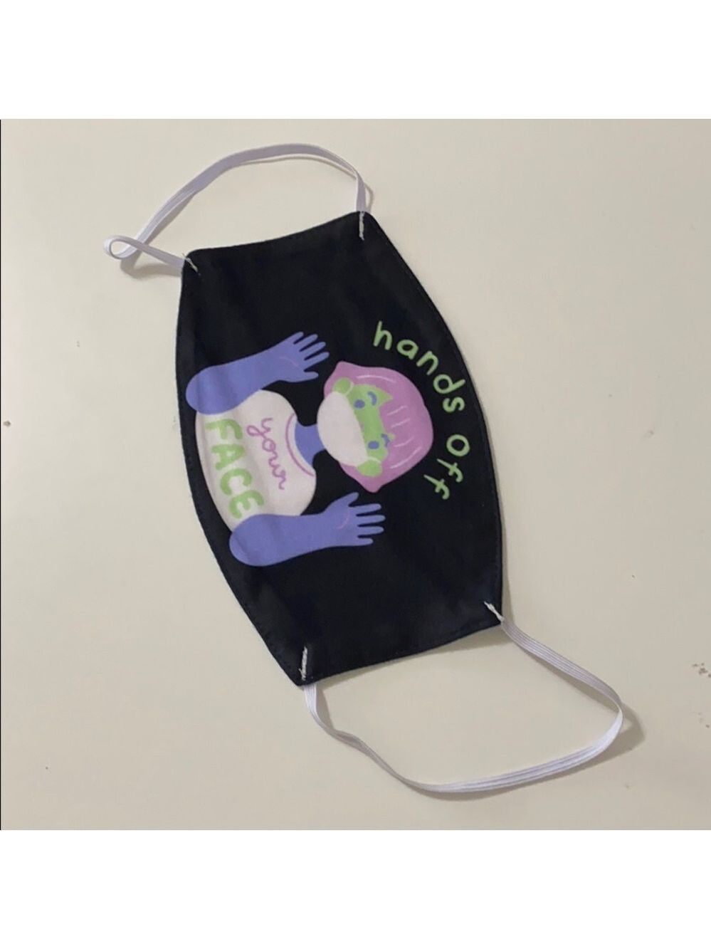 BRAND NEW HANDS OFF YOUR FACE DESIGN FACE MASK‎ - Picture 6 of 16